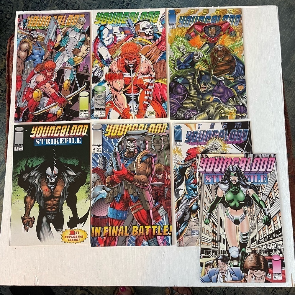 Seven Youngblood Comic Books